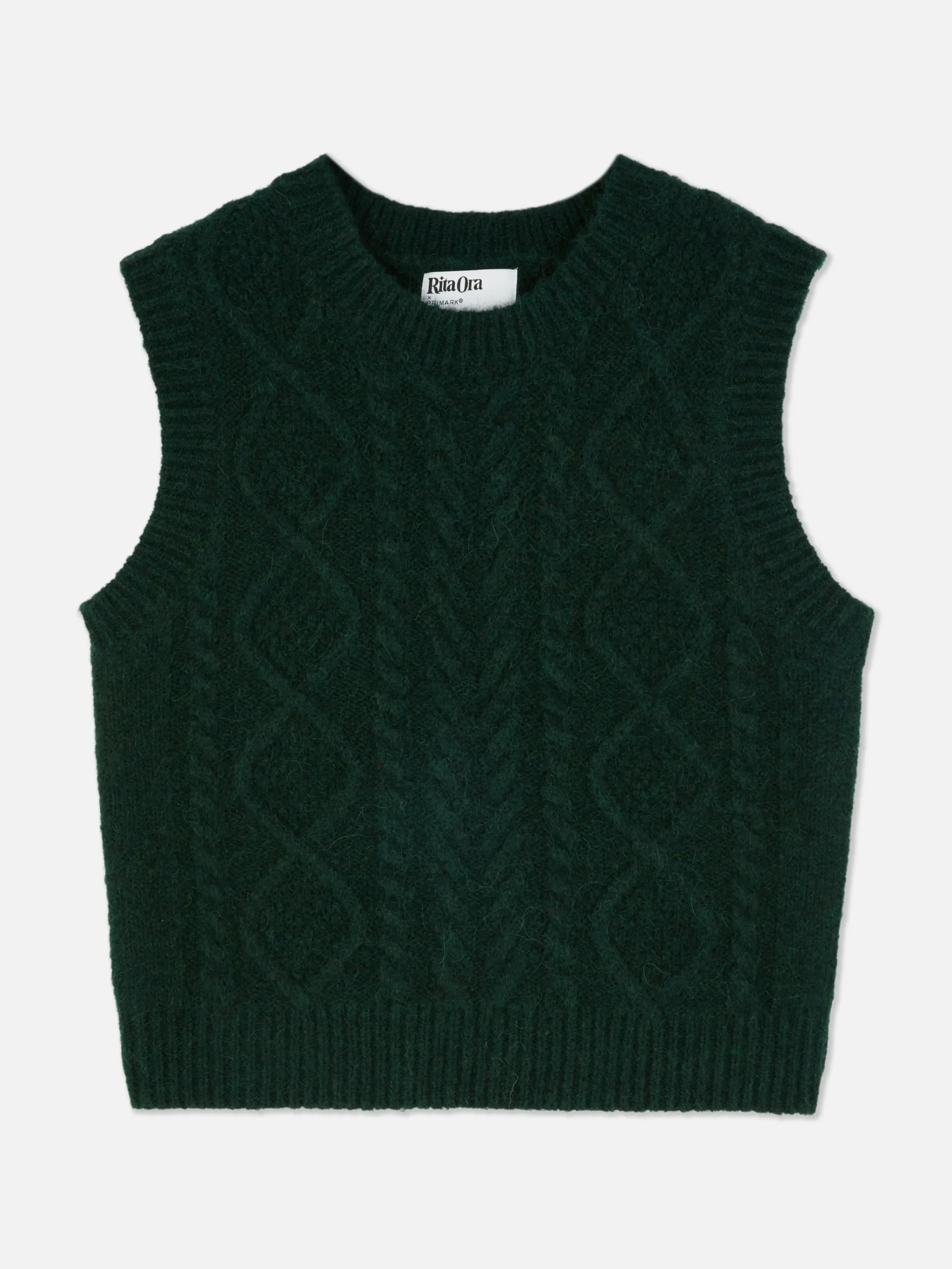 Rita Ora Cable Knit Vest|Primark Clearance