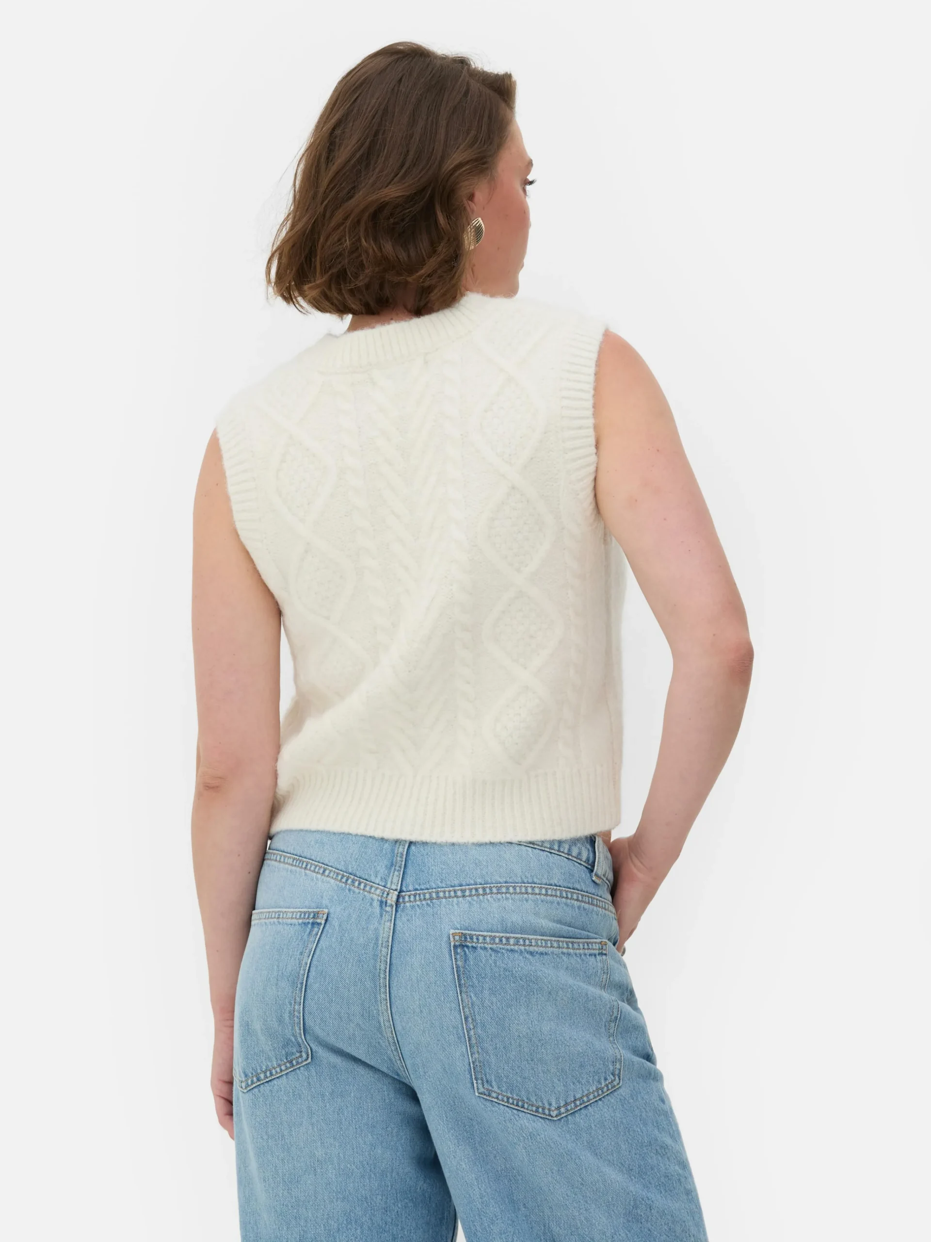 Rita Ora Cable Knit Vest|Primark Hot