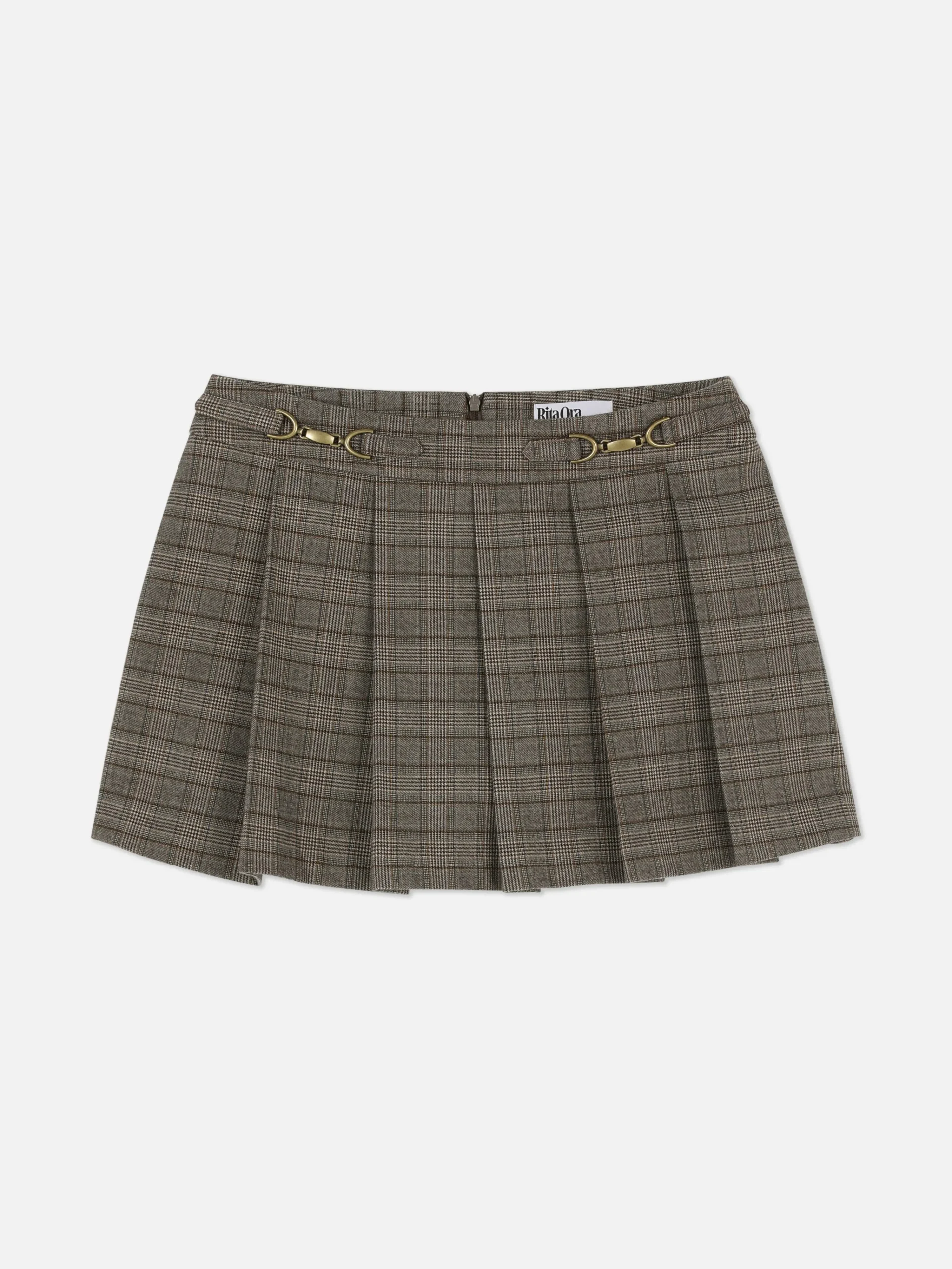 Rita Ora Check Snaffle Detail Mini Skort|Primark Sale