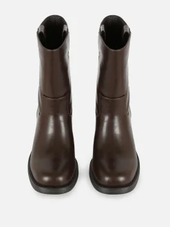 Rita Ora Chunky Heel Pull-On Boots|Primark Hot