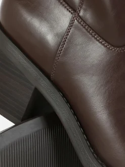 Rita Ora Chunky Heel Pull-On Boots|Primark Hot