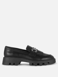 Rita Ora Chunky Kiltie Loafers|Primark Outlet