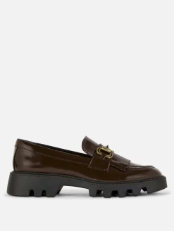 Rita Ora Chunky Kiltie Loafers|Primark Discount