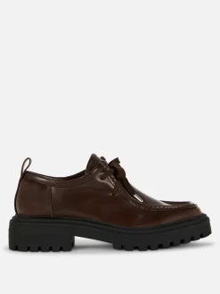Rita Ora Chunky Lace-Up Loafers|Primark Discount
