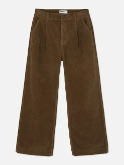Rita Ora Corduroy Wide Leg Pants|Primark Discount