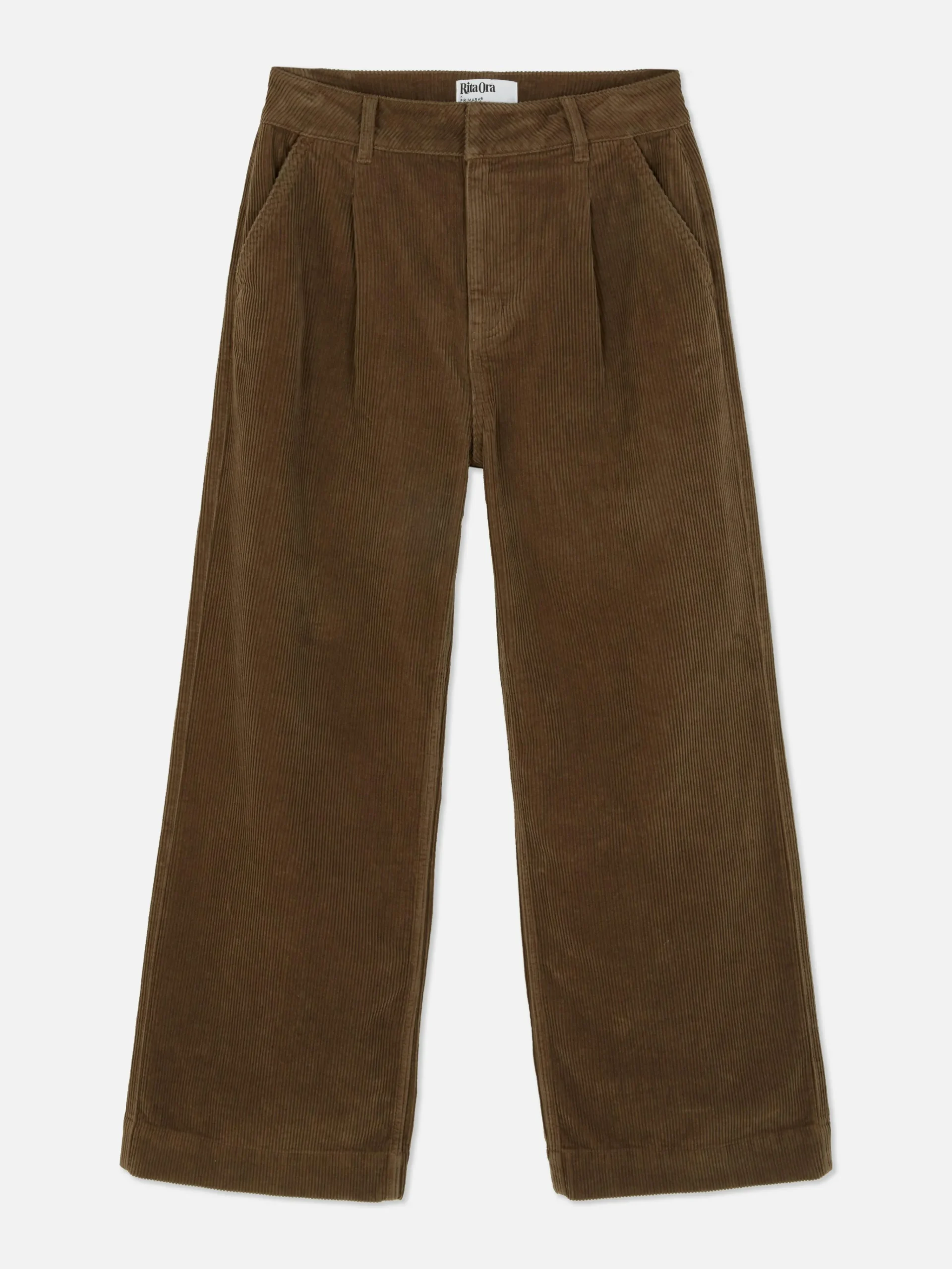 Rita Ora Corduroy Wide Leg Pants|Primark Discount