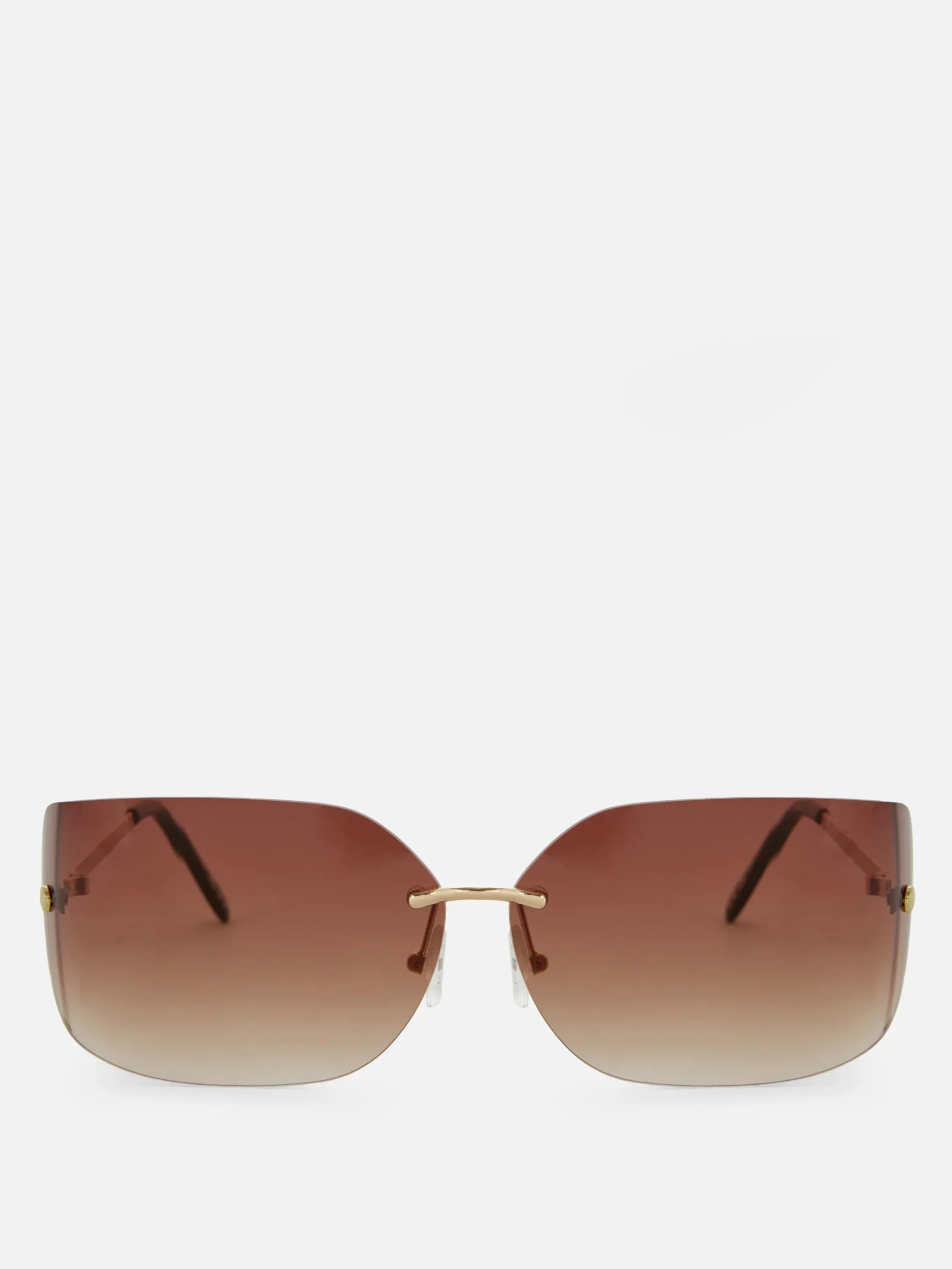 Rita Ora Curved Rimless Sunglasses|Primark Best