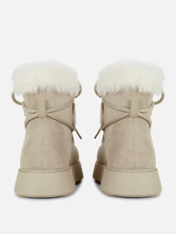 Rita Ora Faux Fur Apron Boots|Primark Hot