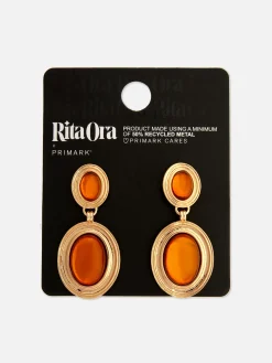 Rita Ora Faux Gemstone Drop Earrings|Primark Hot