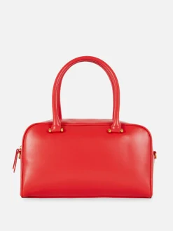 Rita Ora Faux Leather Bowling Bag|Primark Clearance