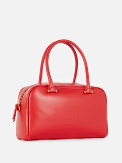 Rita Ora Faux Leather Bowling Bag|Primark Clearance