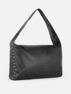 Rita Ora Faux Leather Studded Shopper|Primark Clearance