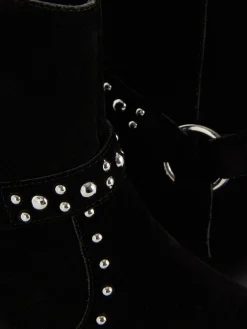 Rita Ora Faux Suede Studded Ankle Boots|Primark Clearance