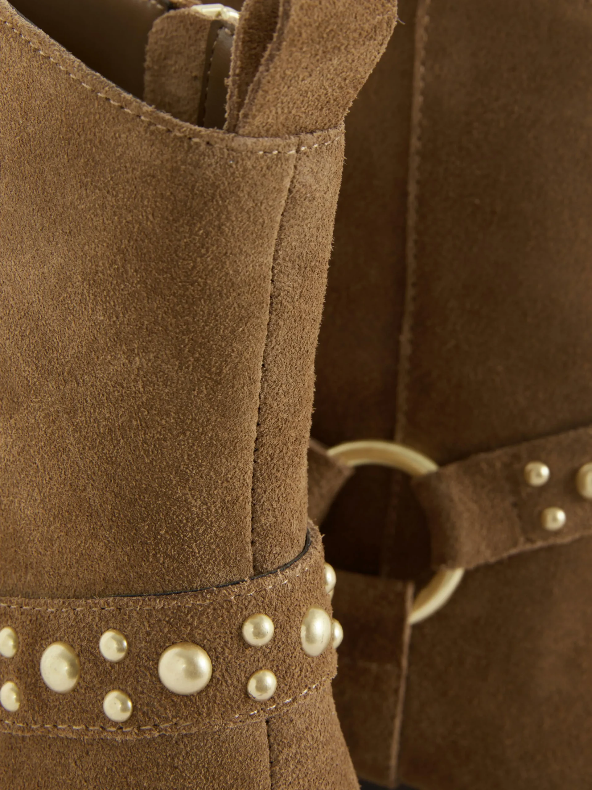 Rita Ora Faux Suede Studded Ankle Boots|Primark Hot