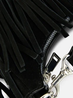 Rita Ora Fringed Suede Shoulder Bag|Primark Online