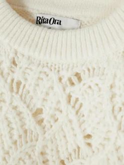 Rita Ora Open Stitch Cable Knit Sweater|Primark Outlet