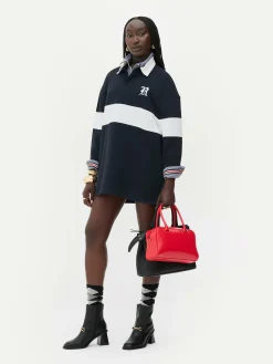 Rita Ora Oversized Polo Sweatshirt|Primark