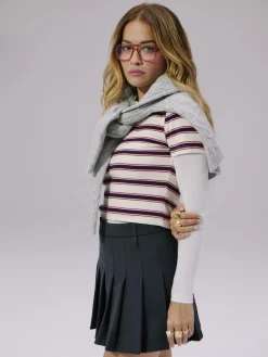 Rita Ora Pleated Mini Skirt|Primark Clearance