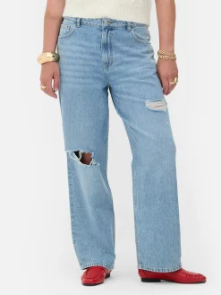 Rita Ora Ripped Dad Jeans|Primark New