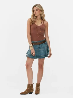 Rita Ora Slim Fit Scoop Neck Bodysuit|Primark Best
