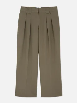 Rita Ora Slouchy Pleated Wide Leg Pants|Primark Sale
