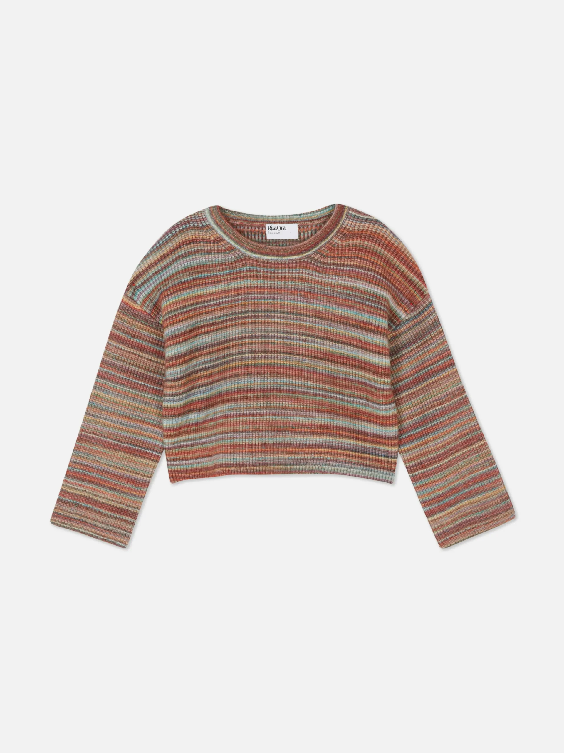 Rita Ora Striped Sweater|Primark New