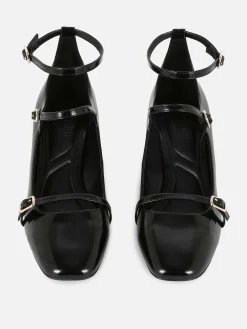 Rita Ora Triple-Strap Mary Jane Heels|Primark Outlet