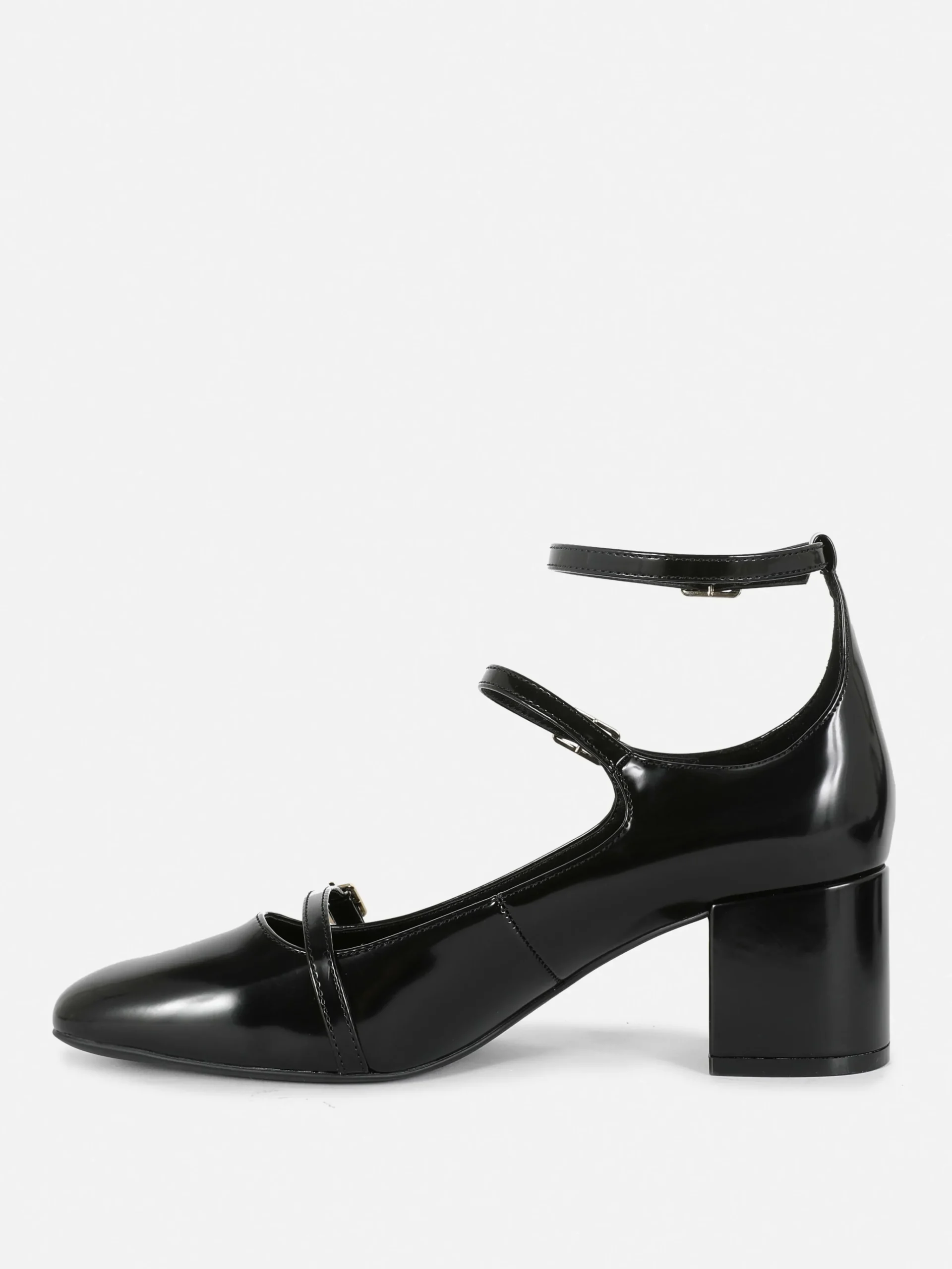 Rita Ora Triple-Strap Mary Jane Heels|Primark Outlet