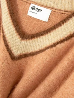 Rita Ora Vintage Style V-Neck Sweater|Primark Discount