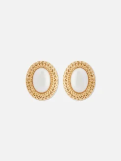 Rita Ora XL Faux Pearl Stud Earrings|Primark Best