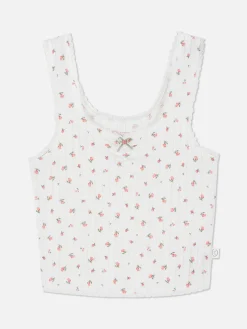 Rose Pointelle Pajama Tank|Primark Discount