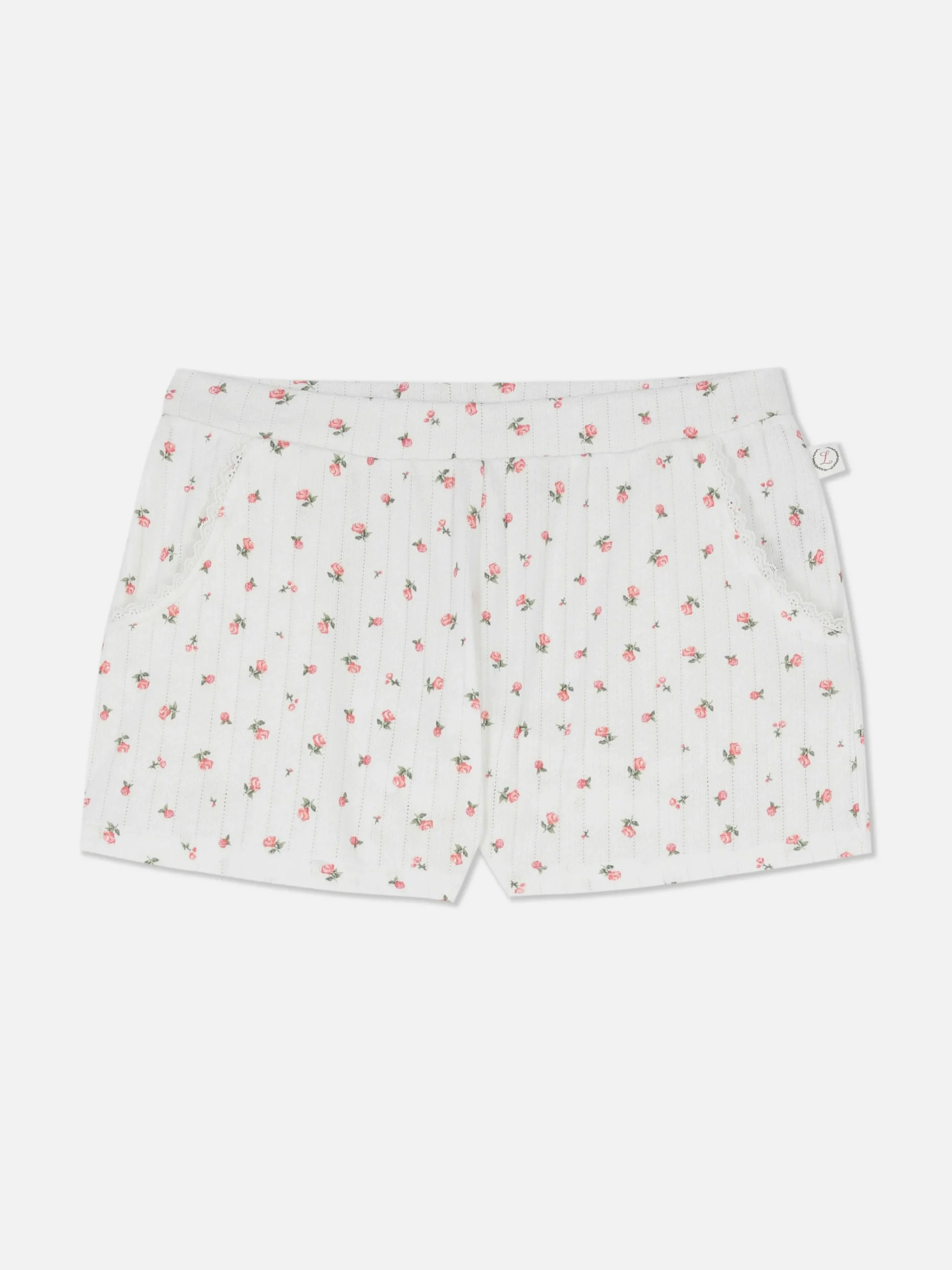 Rose Pointelle Pyjama Shorts|Primark Clearance