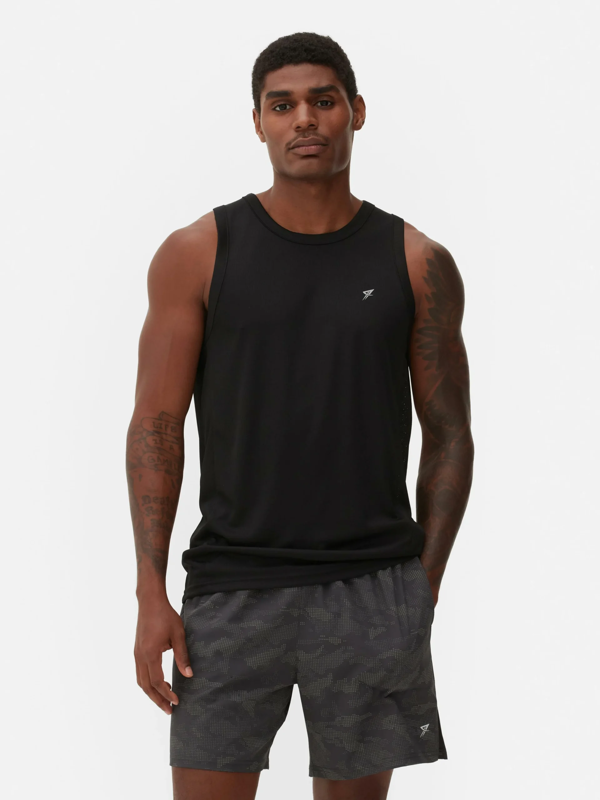 Round Neck Sports Tank|Primark