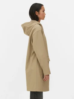 Rubberized Hooded Raincoat|Primark