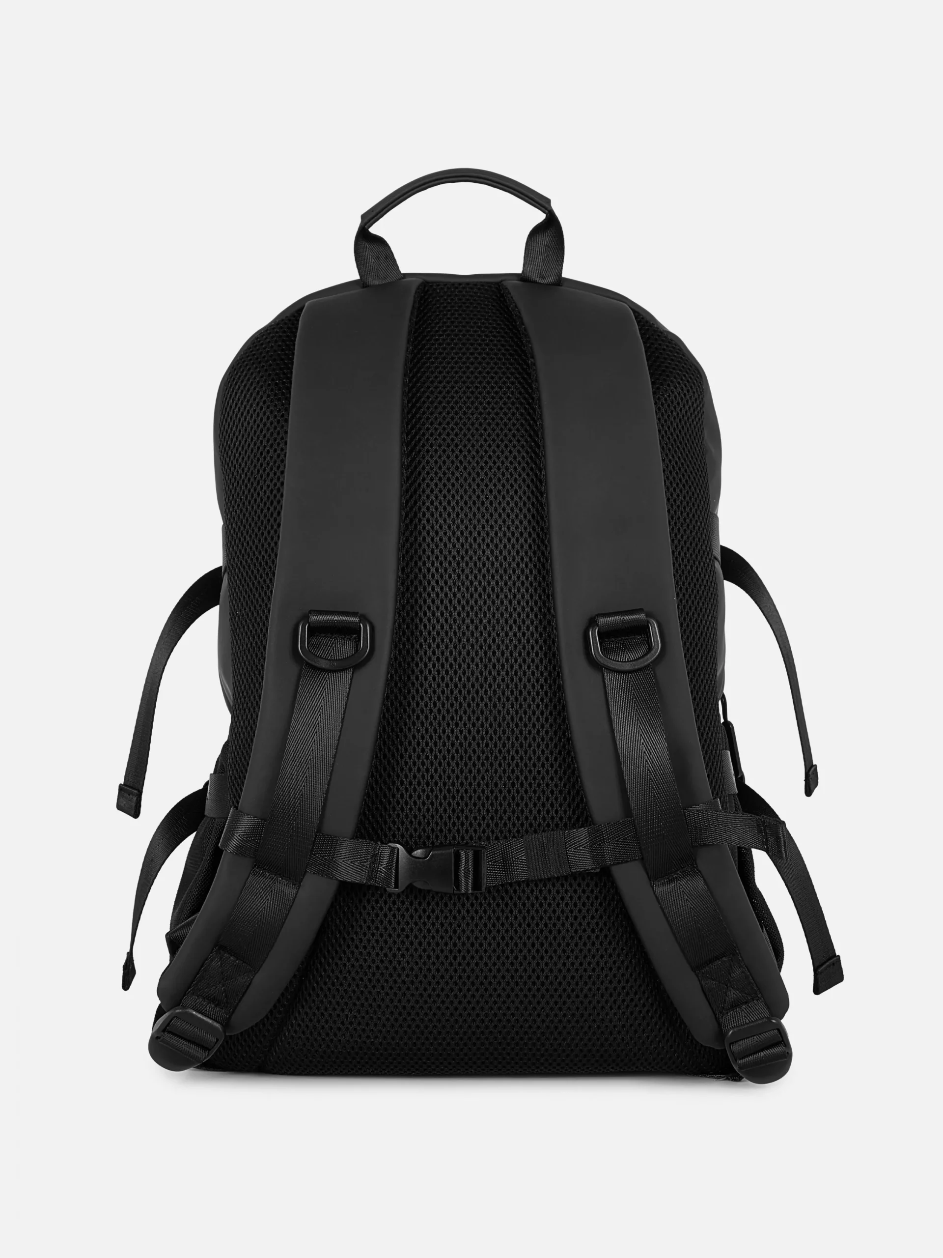 Rubberized Multi-Pocket Backpack|Primark Clearance
