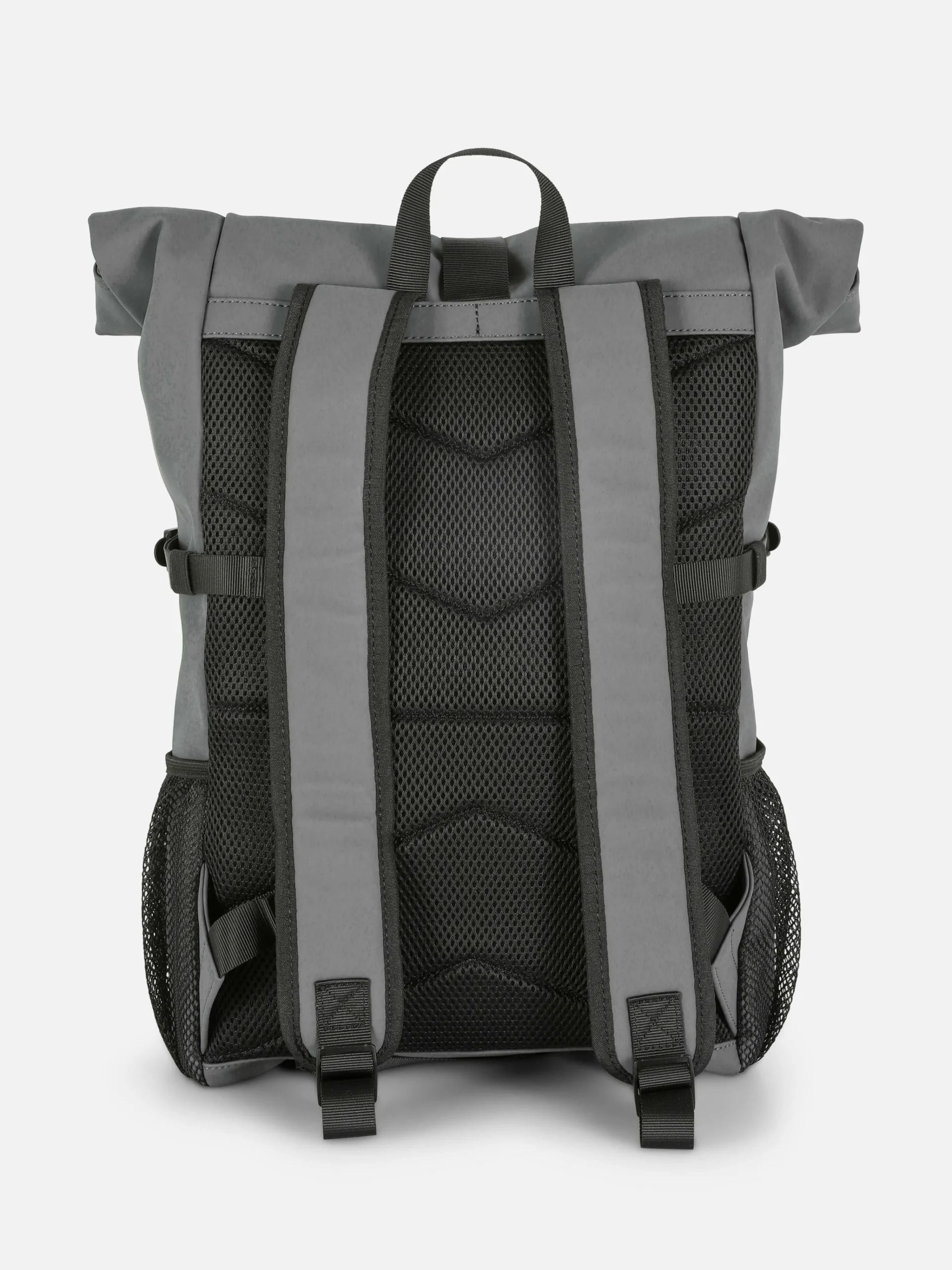 Rubberized Roll Top Backpack|Primark Discount