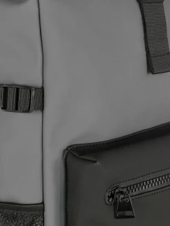 Rubberized Roll Top Backpack|Primark Discount