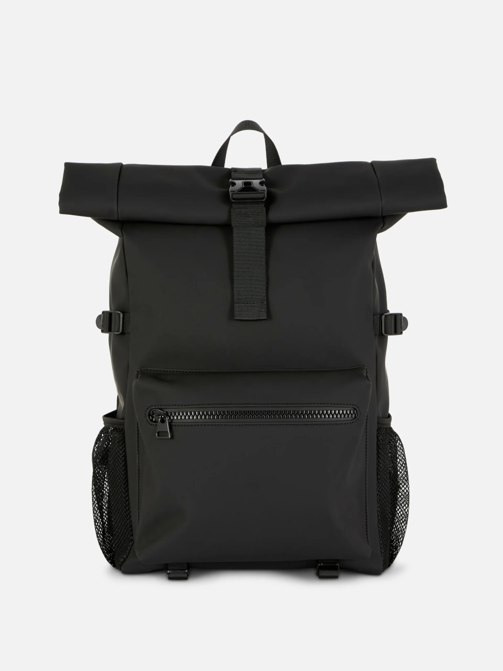Rubberized Roll Top Backpack|Primark Hot