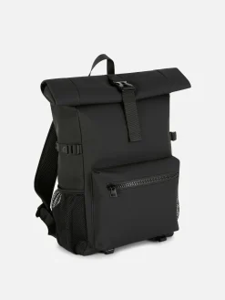 Rubberized Roll Top Backpack|Primark Hot