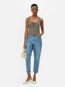 Ruched Knot Sleeveless Top|Primark Clearance