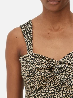 Ruched Knot Sleeveless Top|Primark Clearance