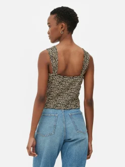 Ruched Knot Sleeveless Top|Primark Clearance
