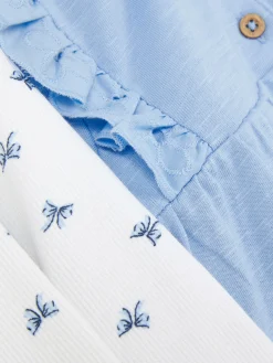 Ruffled Blouse And Leggings Set|Primark Outlet