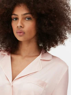 Satin Long Pajamas|Primark Outlet
