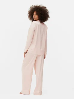 Satin Long Pajamas|Primark Outlet