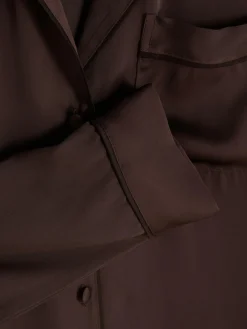 Satin Pajama Shirt|Primark Sale