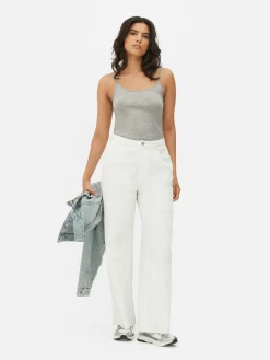 Scoop Neck Stretch Cami|Primark Outlet