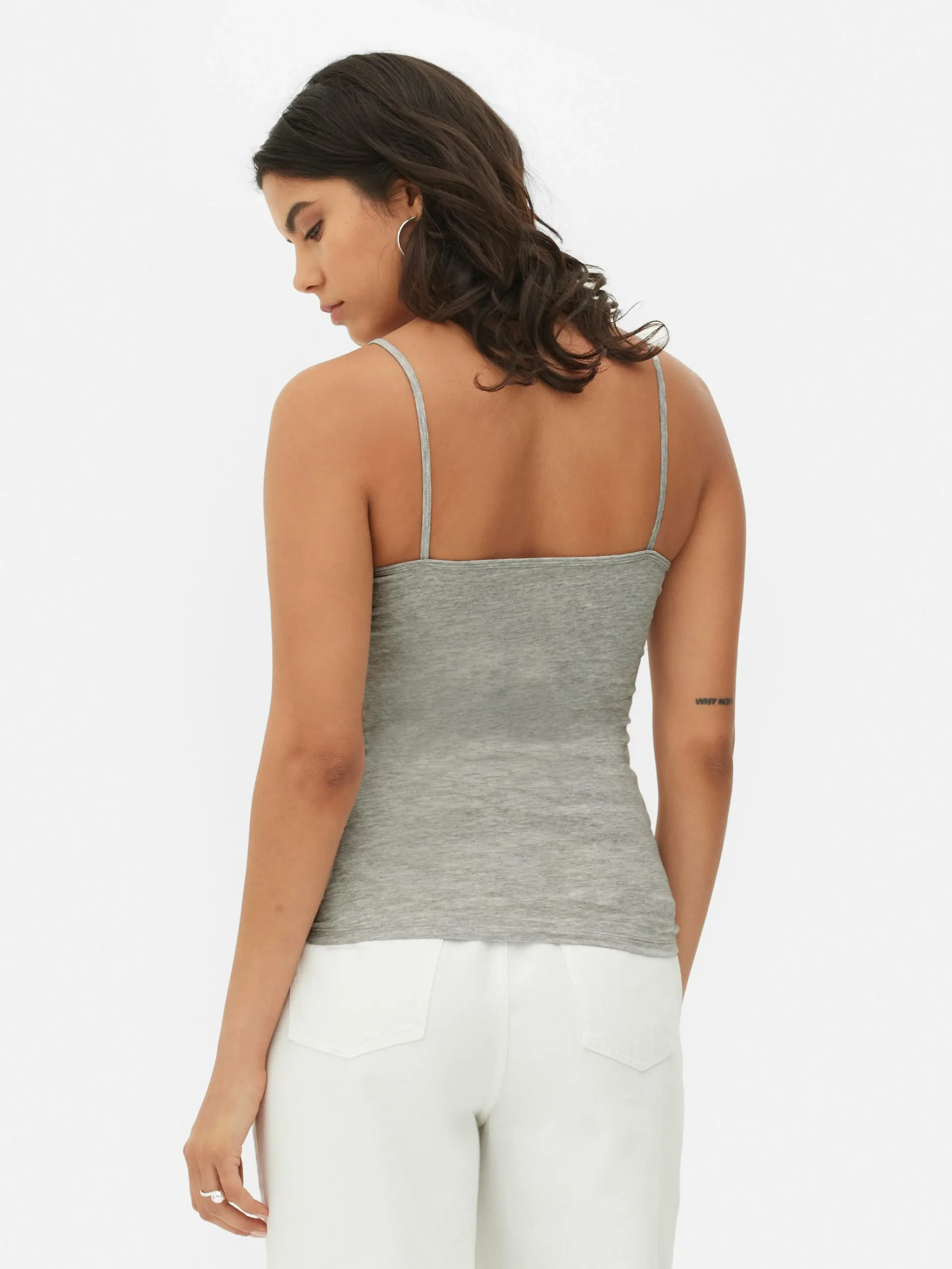 Scoop Neck Stretch Cami|Primark Outlet