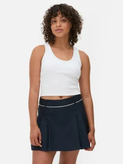 Scoop Neck Tank With Built-In Bra|Primark New
