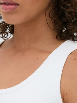 Scoop Neck Tank With Built-In Bra|Primark New